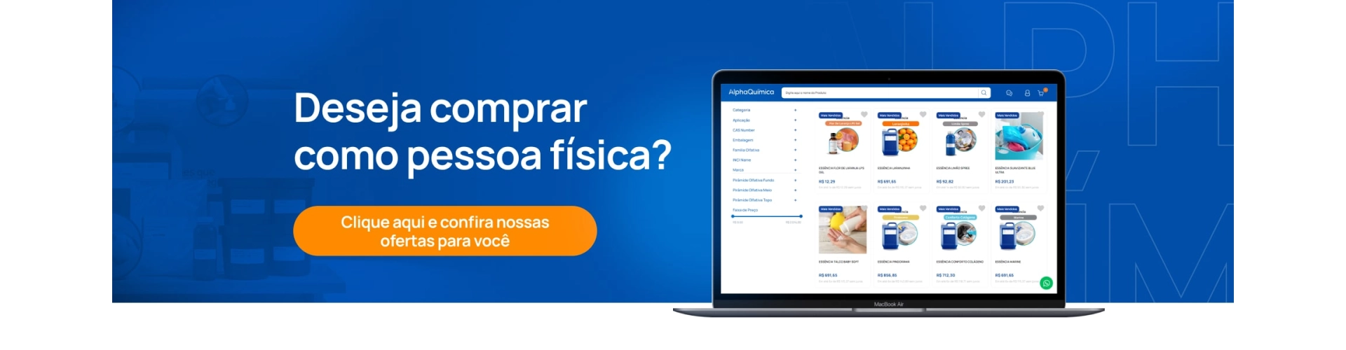 Deseja comprar como pessoa física?