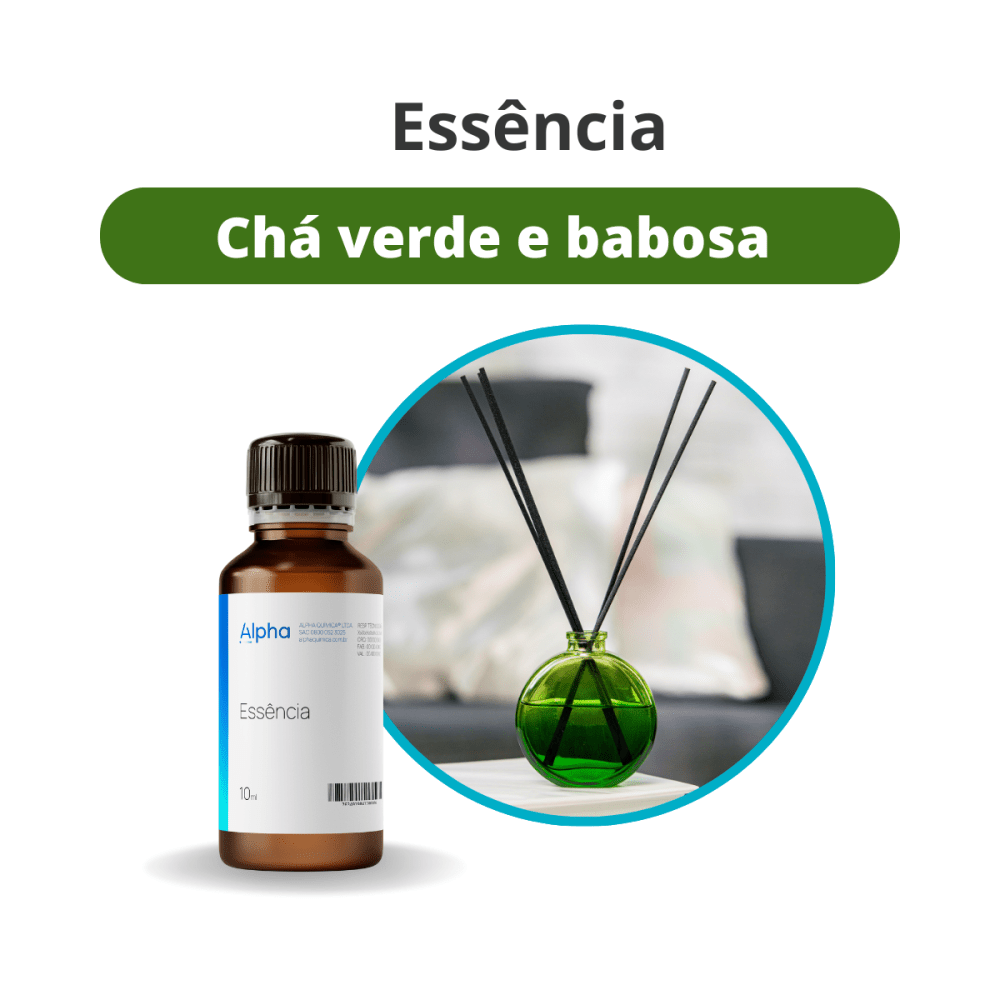 Essência Chá Verde e Babosa