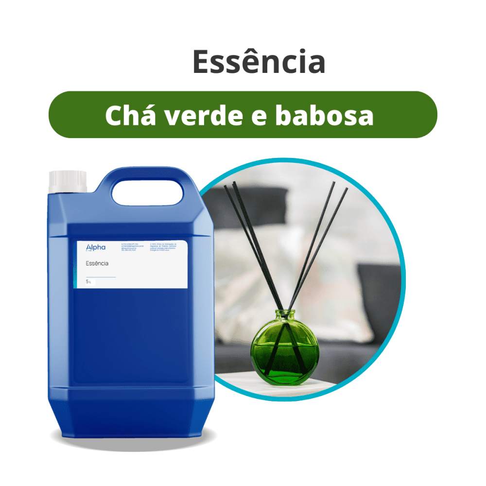 Essência Chá Verde e Babosa