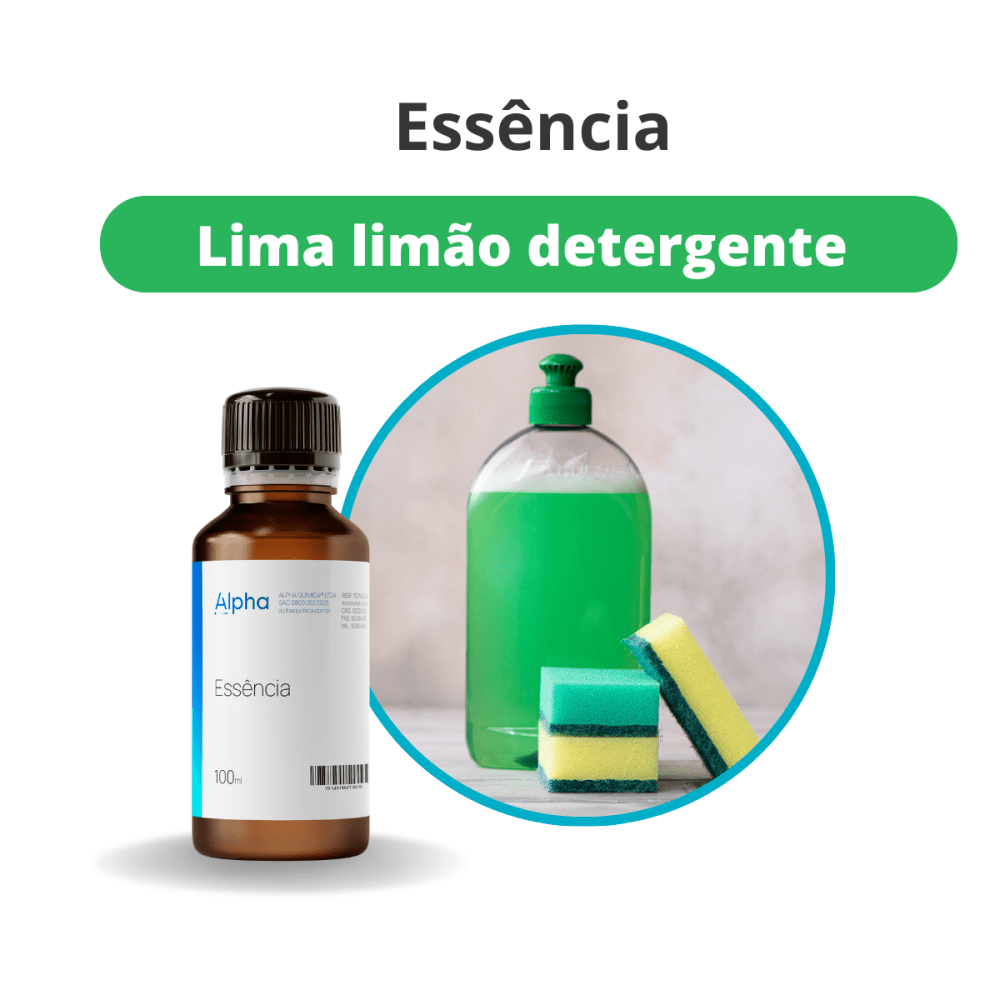 Essência Lima Limão Detergente