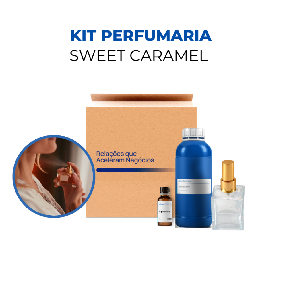 kit perfumaria Sweet caramel 