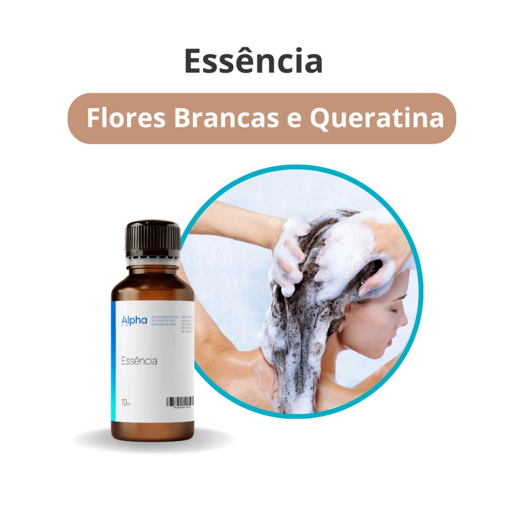 Essência Flores Brancas e Queratina