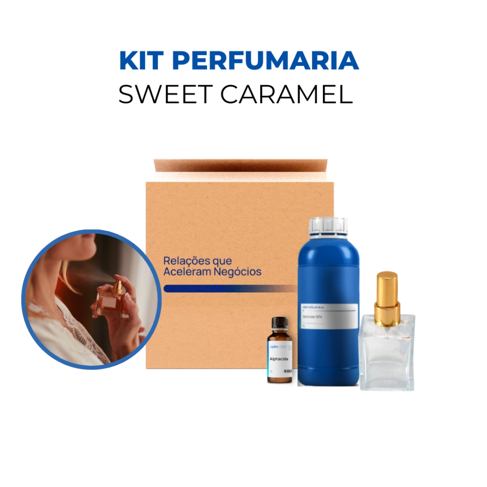 kit perfumaria Sweet caramel 